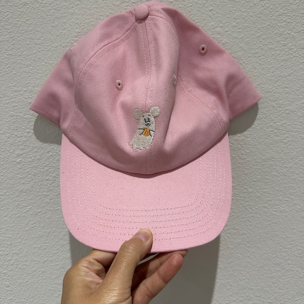 Disneyland Cutie Ghost pink baseball cap